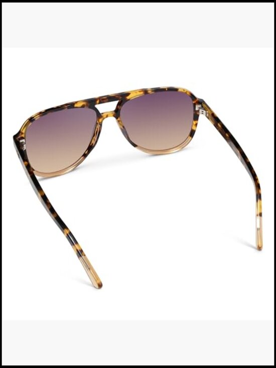 Retro Oversized Polarized Aviator Sunglasses for Women main image 6